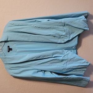 Torrid light blue stretch blazer size 2